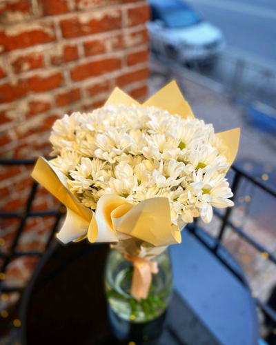 Букет из хризантемы кустовой