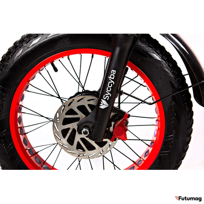 Электровелосипед Syccyba H2 (F11) DUAL 23AH красный