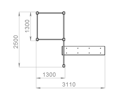 Спортивный уличный комплекс Start Line FITNESS Модель 6 купить в Воронеже