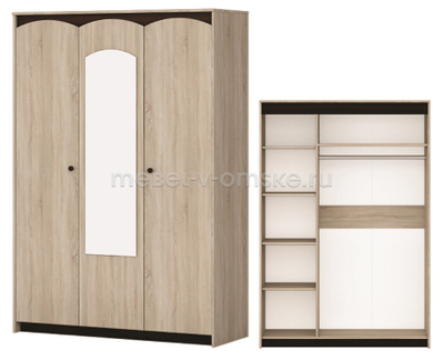 Шкаф Ева 3-х дверный