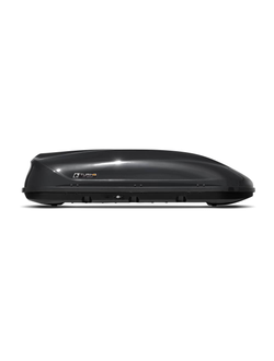 Бокс-багажник на крышу Аэродинамический "Turino Medium Luxe" ДВУСТОРОННЕЕ открывание на крышу автомобиля