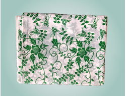 Скатерть полиэтиленовая ПВД 110х220 (30) с печатью "трава"