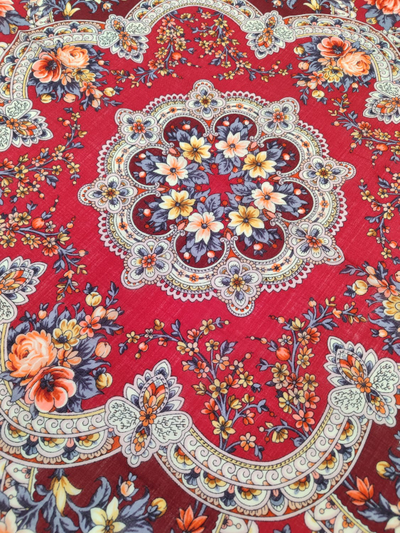 Павловопосадский платок Весеннее пробуждение 1874-6