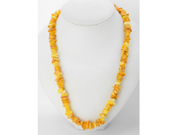 Бусы из матового янтаря 10753 55 см