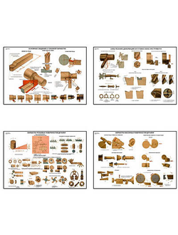 Плакаты ПРОФТЕХ "Основы токарной обработки металла" (20 пл, винил, 70х100)