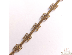 Тесьма металлизированная ТМ326