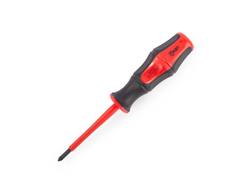 Отвертка диэлектрическая PZ-FL1х80 серия ПРОФИ для работ под напряжением до 1000 В