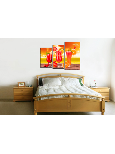 Модульная картина &quot;Экзотический напиток&quot;
