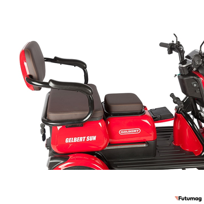 Электротрицикл Rutrike Gelbert Sun 48V/60V 650Вт красный