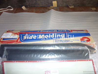 Молдинги боковых дверей, черные, TOYOTA HILUX Revo, 2015-н.в.