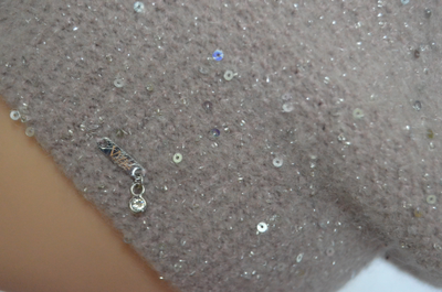 Пайетки на розовом берете Вицио Италия фото