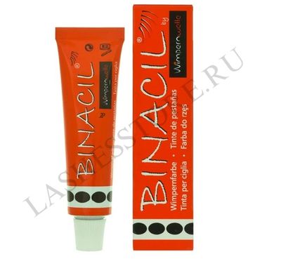 Краска для бровей и ресниц Binacil «ЧЁРНЫЙ» &quot;Black&quot; (15 мл)