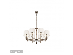Подвесная люстра iLamp Alexa P2404-8 Nickel