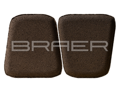 Тротуарная плитка классико круговая коричневый braer 60 мм