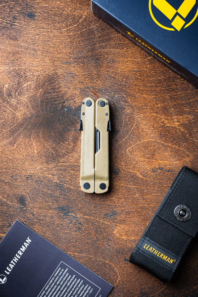 Leatherman Rebar Coyote с чехлом кнопке