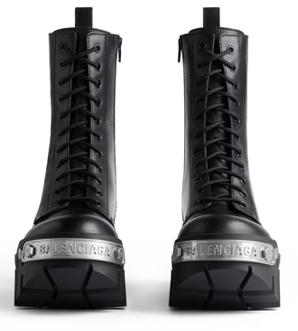 Balenciaga Bulldozer Lace-Up Matte Black