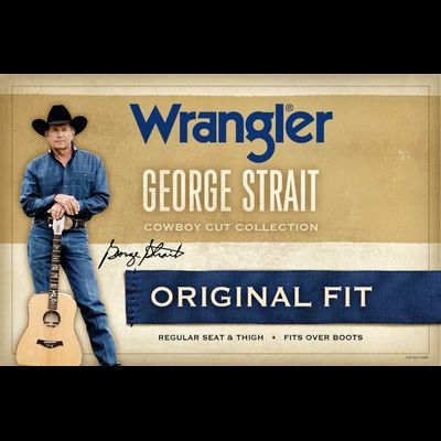 Джинсы Wrangler® Cowboy Cut® George Strait™ оригинальный крой