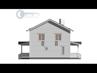 ДЖ-24 ЖИЛОЙ ДОМ: ГАБАРИТНЫЕ РАЗМЕРЫ: (12,8 Х 8,4М) 1,5 ЭТАЖА, ОБЩАЯ ПЛОЩАДЬ: М²