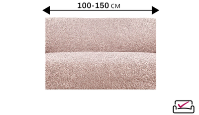 Чехол на 2хм диван без подлокотников Тела Пианта Кофейный. Бренд Еврочехол