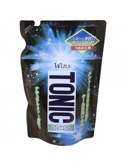 Wins Rinse in Tonic Shampoо Охлаждающий шампунь 2 в 1 с кондиционером-тоником, мягкая упаковка, 340 гр