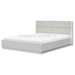 ЗБР055 Кровать Вива 1600 (Белый глянец). Размер: 1725*940*2100. Спальная зона: 1600*2000