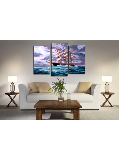 Модульная картина "Море волнуется"