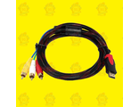 Кабель HDMI- AV Red-black (Audio Video AV Cable)