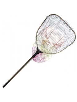 Подсачек CH38 телескопич., цветная леска, квадратный обод (диаметр 60см, длина 2.10м)