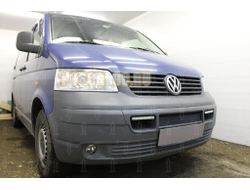 Защита радиатора Volkswagen T5 (Transporter) 2003-2009 black
