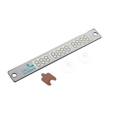 Табличка для номера телефона. Цвет: серебро