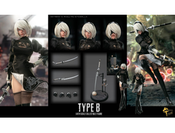 ПРЕДЗАКАЗ - Андроид 2В (Nier: Automata) - Коллекционная фигурка 1/6 - Type B 2B (MTT019) - Master Team ?ЦЕНА: 31600 РУБ.?