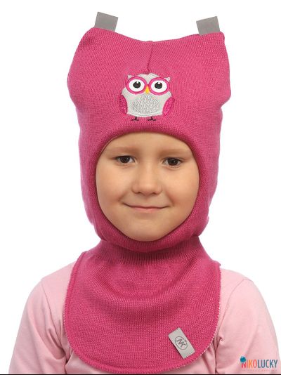 Шапка-шлем  20101-05, цвет малиновый р. 50-52