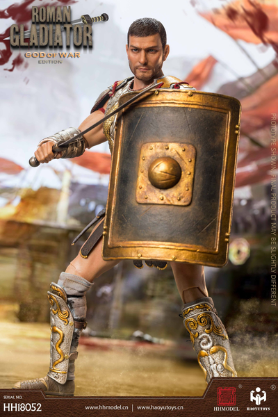 Римский гладиатор в чешуйчатой броне - КОЛЛЕКЦИОННАЯ ФИГУРКА 1/6 scale Imperial Legion Roman Gladiator Ares Version (HH18052) - HAOYUTOYS