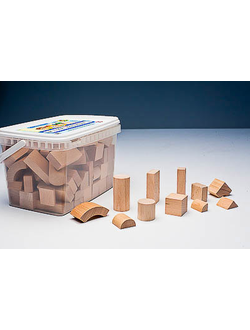 Игровой набор Фребеля "Конструктор" (111 элементов, бук, серия "Красота вокруг нас")