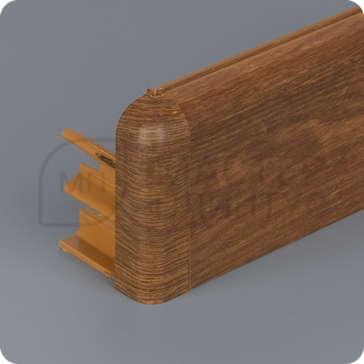 Плинтус с кабель-каналом Comfort Classic 80 80х16х2200 мм. Орех 224