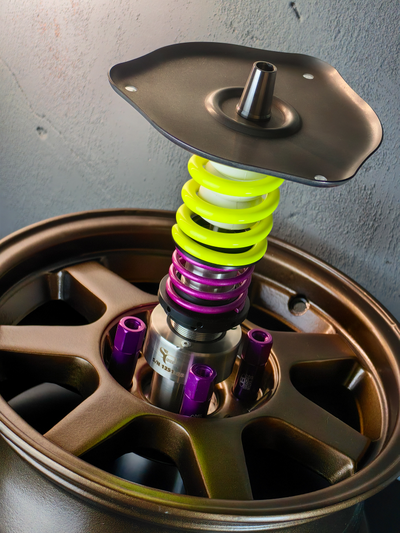 HOOKWHEELS NEON LIME-VIOLET | BRONZE