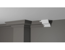 Потолочный плинтус DECOR-DIZAYN DD30, из дюрополимера, под покраску, ударопрочный, 2 метра