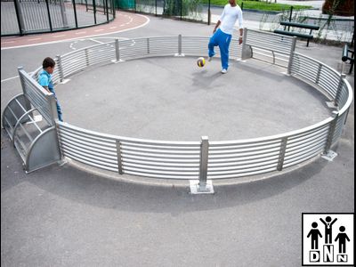 Ринг для панны низкий из нерж. стали DNN