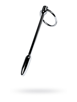 717317 Уретральный плаг-пуля с кольцом в основании TOYFA Metal