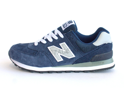 Кроссовки new balance 574 синий/серый
