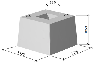Фундамент для колонн БК 13-4