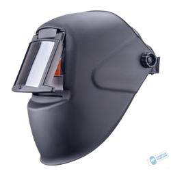 Маска сварщика ГЛАДИАТОР "черная" С5 (FoxWeld) с откидным стеклом