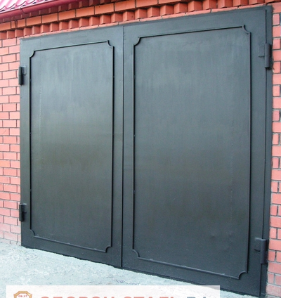 РАСПАШНЫЕ ГАРАЖНЫЕ ВОРОТА "КОВКА"