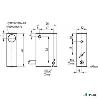 Взрывозащищенный (взрывобезопасный) датчик ISB I2A-2-N