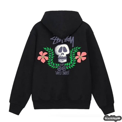 Hoodie Stussy Black (S, M, L, XL)