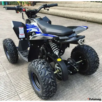 Детский квадроцикл Motax GEKKON 90cc Бензиновый Черно-синий