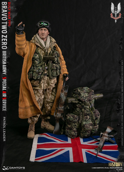 Командир патруля САС (операция "Буря в пустыне") - Коллекционная ФИГУРКА 1/6 scale British Army Special Air Service (SAS) Patrol leader (78098) - DAMTOYS