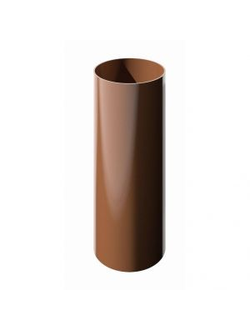 Труба водосточная, пластиковая, 82мм*1,5м КОРИЧНЕВАЯ