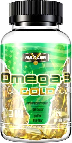 (Maxler) Omega-3 Gold - (120 капс)