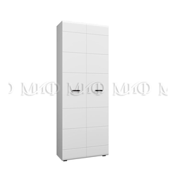 НЭНСИ New Шкаф 2-дв. (1000*2200*524мм), белый глянец холодный